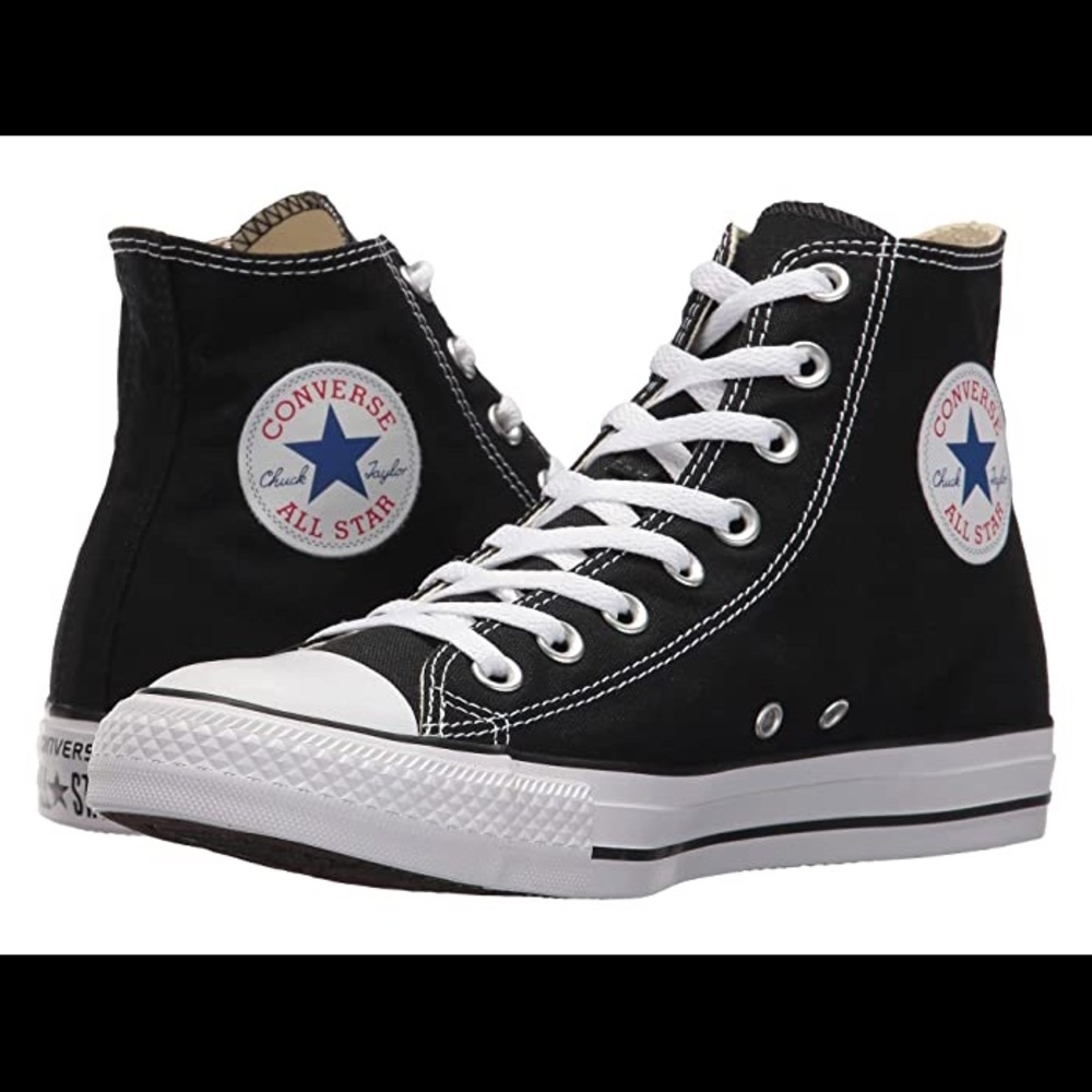 Converse black and white